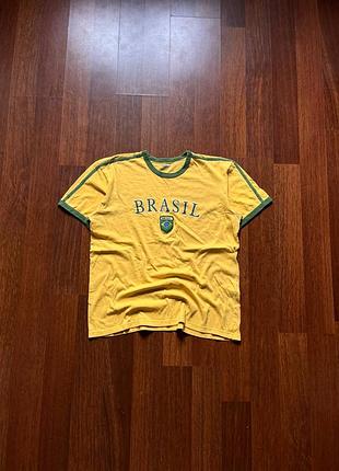 Футболка чоловіча бразилія streetwear оригінал б у