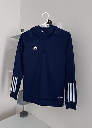 Кофта adidas tiro 23 competition junior оригінал темно синій колір на зріст 152 см