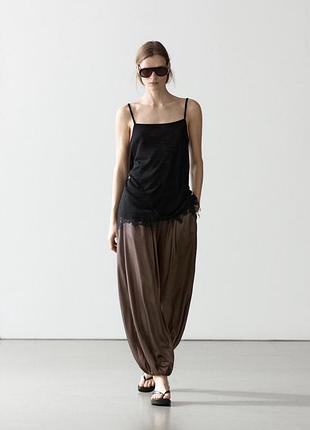Продам сатинові штани - балони massimo dutti