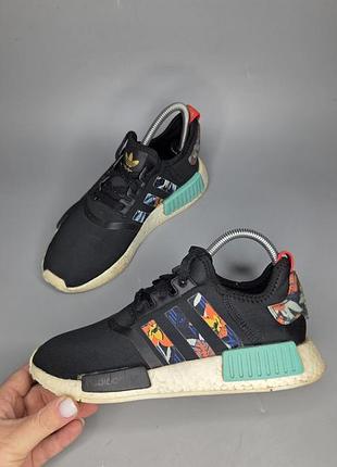 Женские кроссовки adidas nmd_r1 с цветочным принтом от her studio london