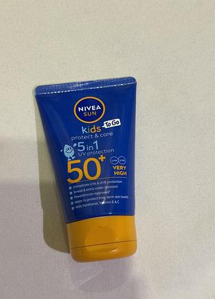 Дитячий сонцезахисний крем nivea