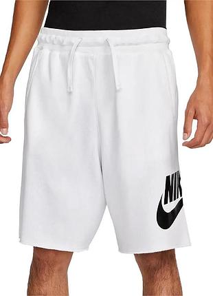 Шорти чоловічі nike m nk club alumni hbr ft short білі dx0502-100