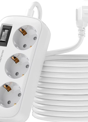 Удлинитель на 3 розетки, 2*usb, 2*type c администраторoma 6188u