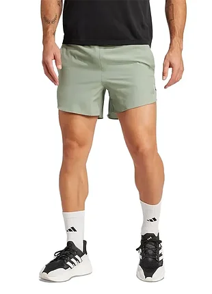 Шорты мужские adidas run it short зеленые