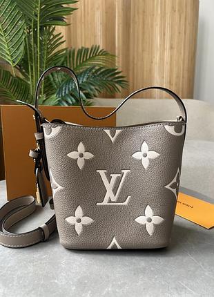 💎 louis vuitton all in bb bag bicolor monogram empreinte leather