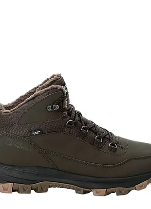 Ботинки мужские jack wolfskin everquest texapore mid m коричневые 4053611-5719