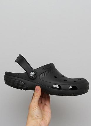 Черные оригинальные crocs w9 / m7