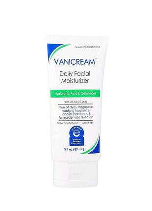 Vanicream ежедневный увлажняющий крем для чувствительной кожи 89 мл day facial moisturiser