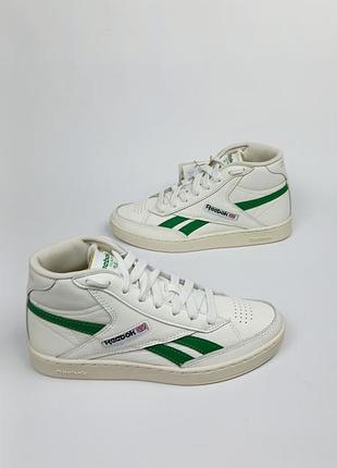 Кросівки reebok club c 85 form hi white 37.5р - оригінал, у коробці