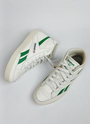 Кроссовки reebok club c 85 form hi white 37.5р - оригинал, в коробке