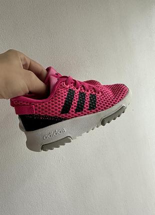 Рожеві кросівки adidas оригінал сіточка 23р 13,5 см