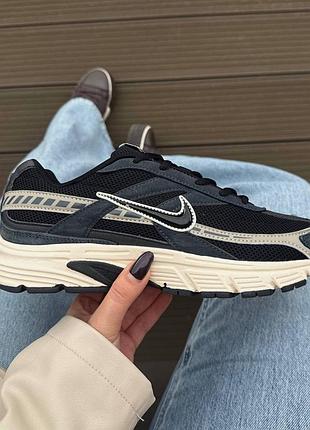 Кроссовки nike inittiator черные белые для мужчин спортивные легкие удобные найк инитиатор