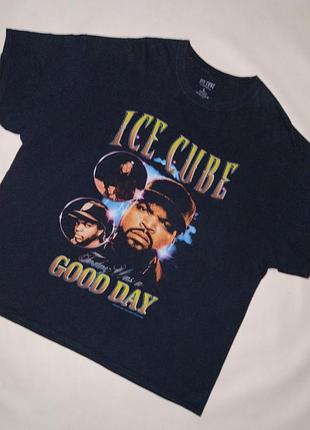Черная футболка мерч ice cube