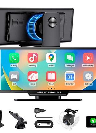 Автомобильный монитор aspiring auto play 2, magnet, carplay, android auto