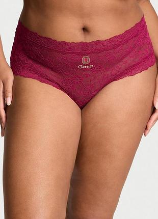 Женские трусики victoria’s secret (7391839127016) posey lace cheeky s бордовые