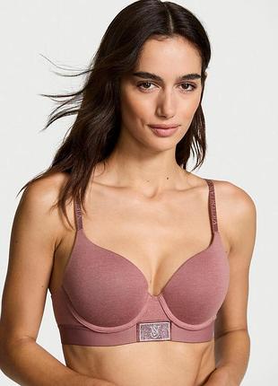 Бюстгальтер victoria's secret (322567289126) push-up perfect 70a коричневый