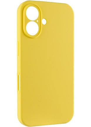 Чехол silk full camera protective (aa) no logo для apple iphone 17 (6.3") желтый / yellow