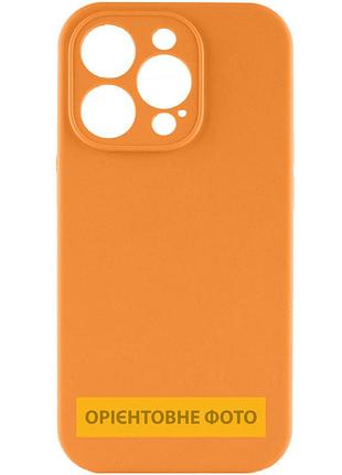 Чехол silk full camera protective (aa) no logo для apple iphone 17 (6.3") оранжевый / orange