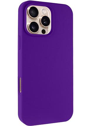 Чехол silk full protective (aa) no logo для apple iphone 16 pro max (6.9") фиолетовый / ultra violet