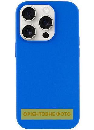 Чохол silk full protective (aa) no logo для apple iphone 17 (6.3") синій / capri blue