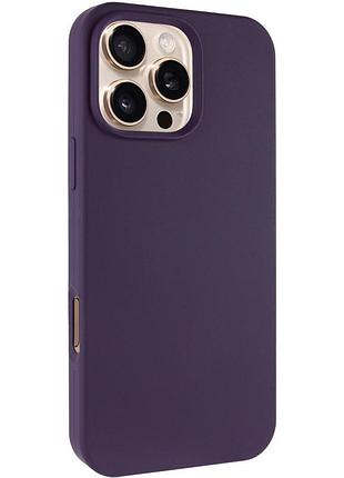 Чехол silk full protective (aa) no logo для apple iphone 16 pro max (6.9") фиолетовый / elderberry