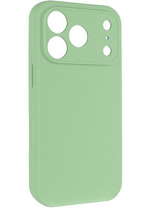 Чехол silk full camera protective (aa) no logo для apple iphone 17 pro max (6.9") зеленый / pistachio