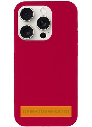 Чохол silk full protective (aa) no logo для apple iphone 17 (6.3") червоний / rose red