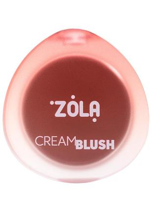 Zola кремовые румяна cream blush nude camellia