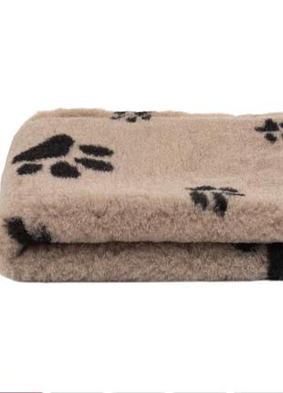 Drybed vetbed a + бежевая с черными лапками 100/150 см