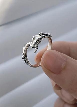 Кольцо кольцо кольцо кольцо амулет со змеей с хвостом в зубах snake