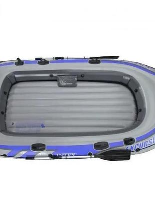 Надувная лодка excursion 4 set intex 315х165х43 см (66324)