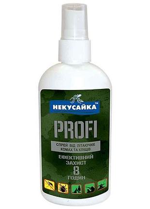 Лосьон-спрей від комарів profi, 100мл тм некусайка