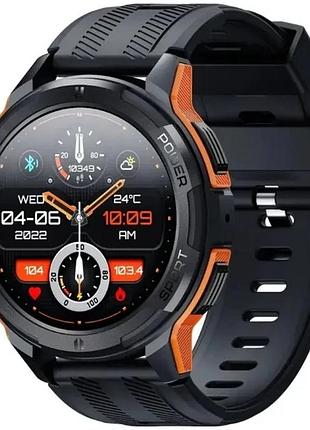Смарт-годинник oukitel bt10 black-orange (товар з вітрини)