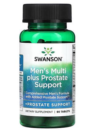 Swanson men's multi with iron +prostate support 90 таблеток