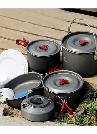 Набор посуды походный cooking set ds-309 топ продаж!