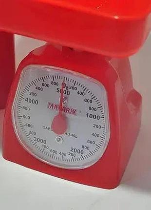 Весы кухонные matarix mx-405 5кг механические топ продаж!