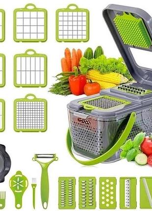 Овощерезка veggie slicer 22 в 1847116(18) топ продаж!