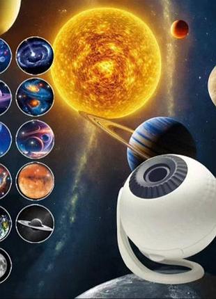 Проектор-ночник 12 кассет galaxy projector with 12 cards and remote controlatchhизна (48)¶ топ продаж!