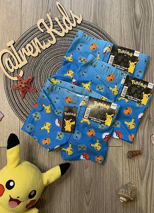 Плавки-шорти "pokemon" пікачу для хлопчика на вік 4-6 років., (110/116 ріст), бренд pokemon німечинна