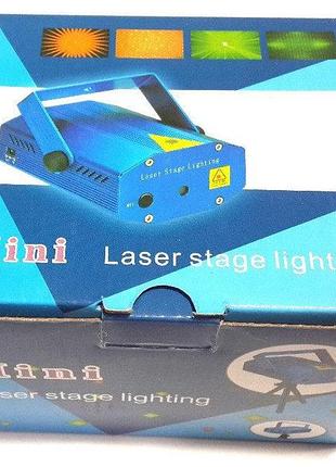 Лазерний міні-проектор для свят laser lighting xx-027 (точки) брак!!! топ продаж! топ продаж!