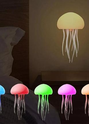 Акумуляторний 3d нічник "медуза" — яскравий декор та спокійний світ для сну