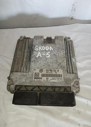 Блок эбу skoda 03g906016hf