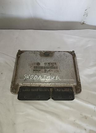 Блок эбу skoda 038906019pb
