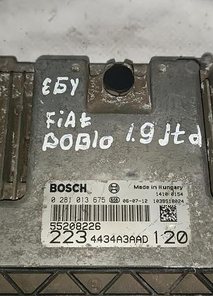 Блок эбу fiat 0281013675