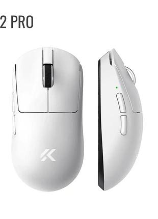 Мышь mchose a7 v2 pro легкая универсальная беспроводная игровая мышь paw3395 белый