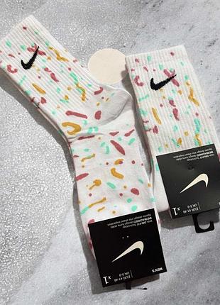 Високі чоловічі шкарпетки nike білий
