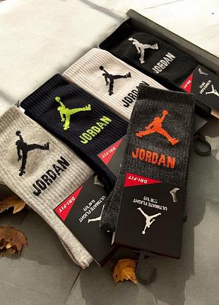 Высокие мужские носки jordan белый, 1