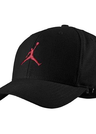 Оригінальна кепка jordan jumpman black/red (бейсболка джордан)