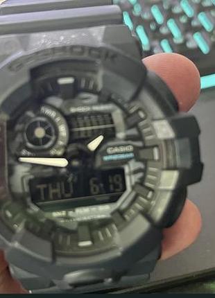 Casio g-shock ga-700ca-2a сіро-синій спортивний годинник