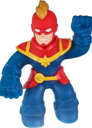 Goo jit zu marvel - капітан марвел, м'яка еластична іграшка